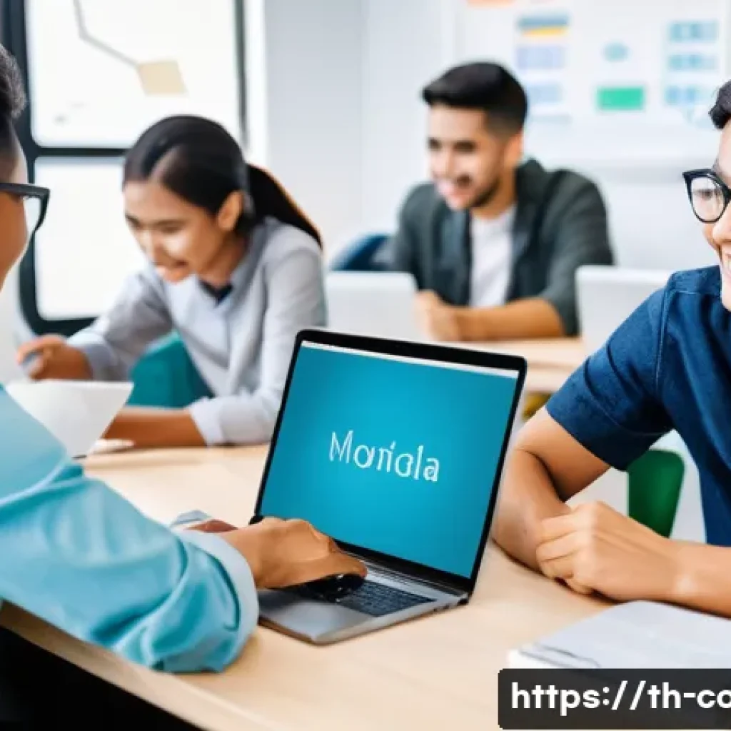 코딩교육지도사 포트폴리오 제작 팁 - A professional coding instructor in a modern classroom setting, teaching a diverse group of young ad...